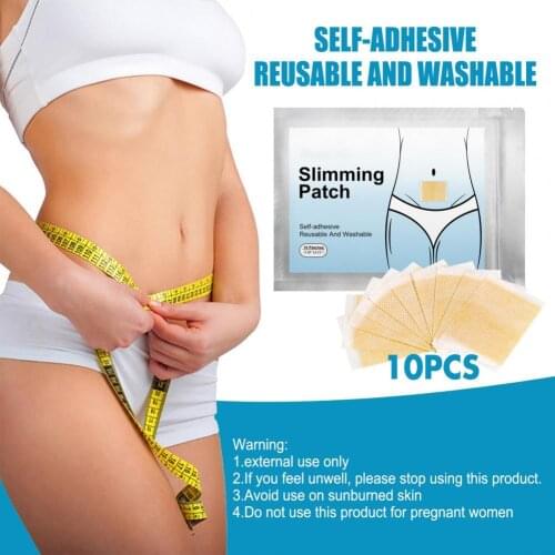 10Pcs/Bag Slimming Patch Practical Breathable Synthetic Navel Slimming Sticker Slimming Slim Patch Fat Burning Slimming Products