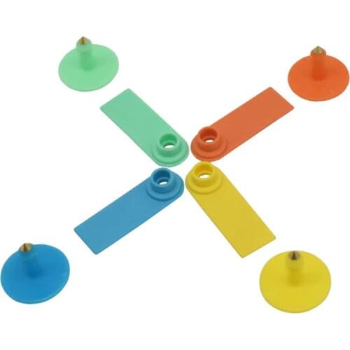 Farm Animal Livestock Supplies No word ear tag Sheep Ear Tag Laser Type Copper Head Earrings Animal Supplies 100 pcs