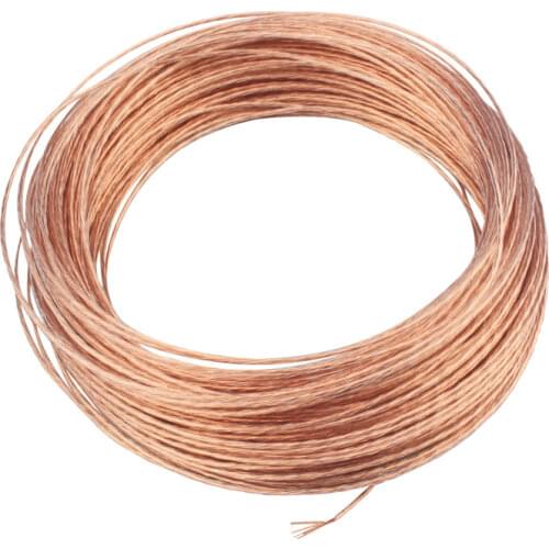 Audiophile LS009 OCC Single Crystal Copper RCA Bulk Jump Cable for DIY Cable(sell Per 1.0M)