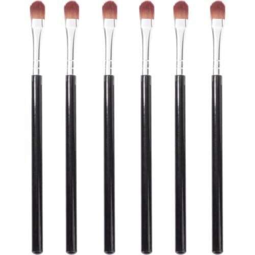 6pcs Professional Makeup Brushes Eyeshadow Brush Set Eyeliner Eyelid Lip Make Up Brush Synthetic Hair Concealer Makeup Brush