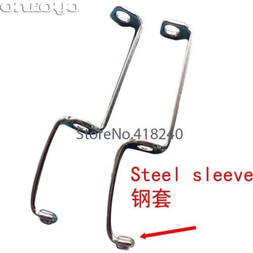 Computer Embroidery Machine Accessories Metal Leather Mark Presser Foot Special Round Hole Steel Sleeve Embroidery Trademark