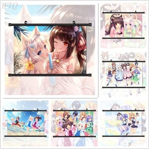 Nekopara Vanilla & Chocola Anime Wall Poster Anime Posters Canvas Painting Wall Decor Posters Wall Art Picture Room Home Decor
