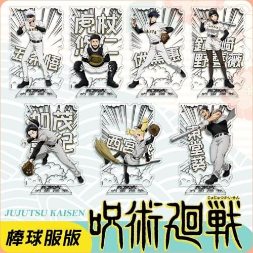 Anime Jujutsu Kaisen Acrylic Stand Model Plate Holder Desktop Yuji Itador Fushiguro Megumi Action Figures Toys Gift 16cm