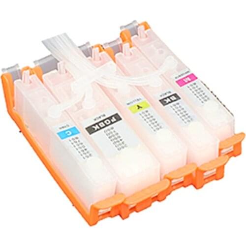 CISSPLAZA 1set No Chip PGI580 CLI581 CISS Ink Cartridge compatible For CANON TS6150 TR7550 TR8550 TS705 TS6250 TS6151 TS6350