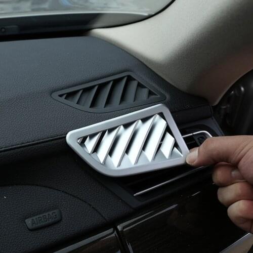 For BMW 7 Series F01 F02 2009-2014 ABS Car Dashboard Air Conditioning Outlets Frame Decorative Covers Stickers Car Accessories