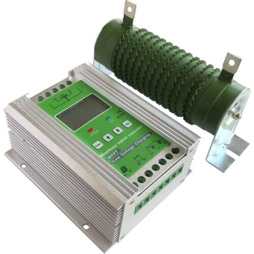 MPPT Wind Solar Hybrid Charge Controller 300W 400W 500W 600W wind turbine generator controller & 200W 300W 400W solar controller