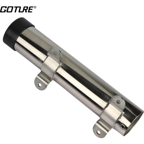 Goture Fishing Rod Stainless Steel Rods Holder Side Mount Clamp On Marine Boat Deck Hardware For Flat Places Fishing Tackle