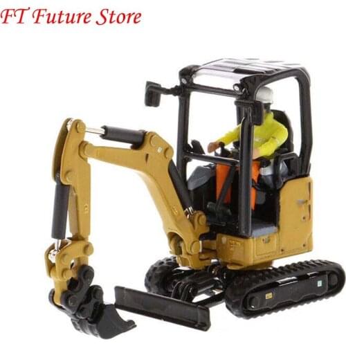 Collectible Diecast DM 1/50 Scale Mini Hydraulic Excavator 301.7 CR with Work Tools 85597 Model for Kids Fans Holiday Gifts