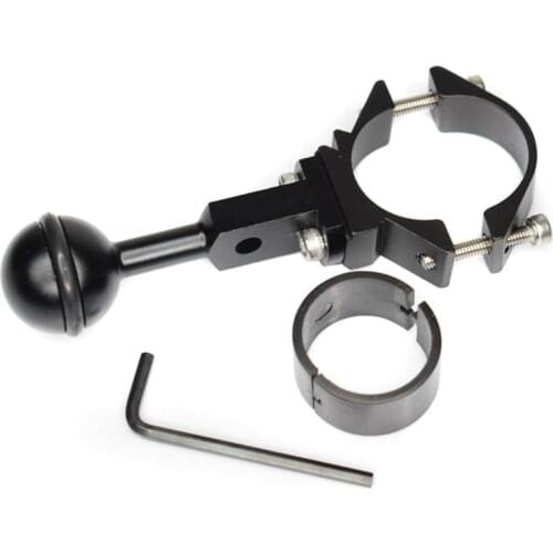 25mm/30mm torch mount Universal Ball Joint Bracket Arm for Buoyancy fill light lamp holder diving torch photography lights