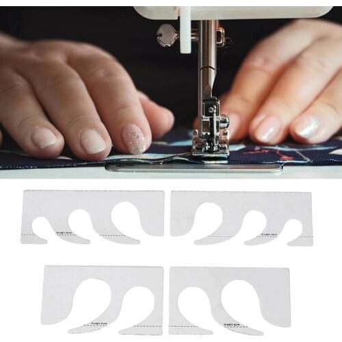 4pcs Quilting Ruler Sewing Machine DIY Crafting Quit Template Patchwork Tool