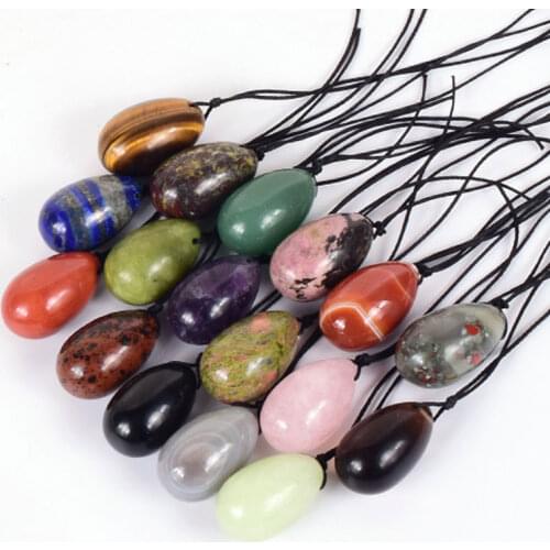 Natural Rose Quarts Yoni Egg Set Obsidian Kegel Exercise Jade Egg Vagina Muscle Tightening Crystal Balls Nephrite Jade Yoni Egg