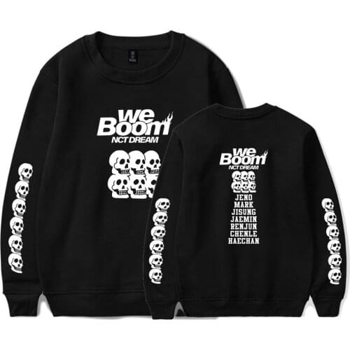 KPOP NCT DREAM 2019 New Album WE BOOM 2D print O-neck Sweatshirt Harajuku Round Collar Unisex Men/Women Sweatshirt