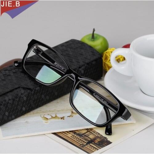 New Ladies Fashion Glasses Frame Men Retro Optical Square Transparent Lens Myopia Prescription Glasses