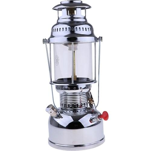 Outdoor Portable Propane Lantern Gas Lantern Steel Mantle Lantern Camping Hiking Emergencies Kerosene Lamp Table Decor