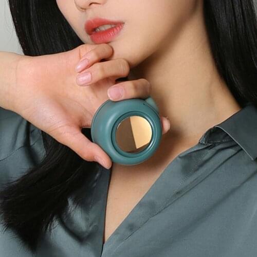 Portable USB Handheld Fan Clip Design 360 Degree Adjustable Compact Mini Hanging Neck Fan Easy To Carry for Home Travel Outdoor