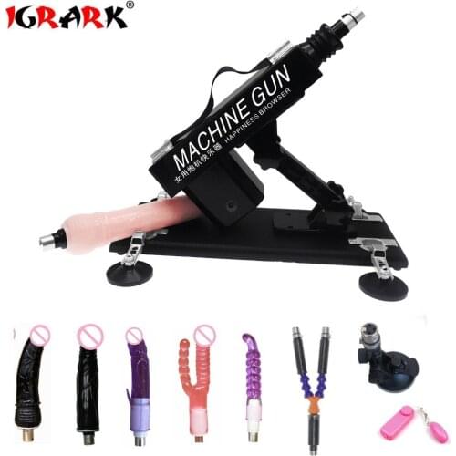 Sex Machine On Control Toys for Women Adults Vagina Automatic Female Vibrator Masturbator Penis Dildo Cock Pumping Gun Anal Plug