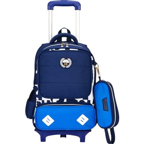 Six Wheel School Bags For Girl and girl Orthopedic Primary Backpacks Children Waterproof Schoolbags for teenager Mochila