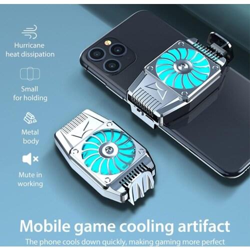 Universal Mobile Phone USB Game Cooler System Cooling Fan Holder Stand Radiator For POCO Iphone Xiaomi Huawei Samsung vivo phone