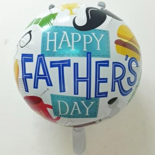 10pcs 18inch I love papa Helium Balloon Happy Fathers Day Padre super Foil Balloons father mother Party Decoration Baloes Globo