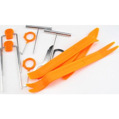 12Pcs / Set Plastic Car Radio Door Clip Panel Trim Removal Tool Repairing for Lexus ES250 RX350 330 ES240 GS460 CT200H CT DS LX