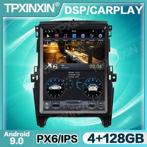 128GB Tesla IPS Touch Screen For Ford Ranger 2015 - 2018 Android 9.0 Car Radio Multimedia Video DVD Player Navigation GPS 2din