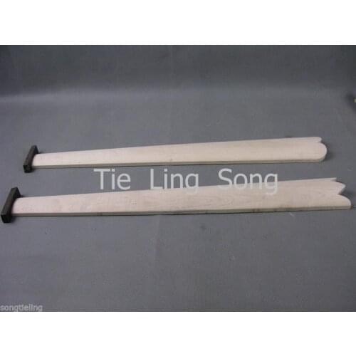 2pcs Baroque style maple wood white cello fingerboard 4/4