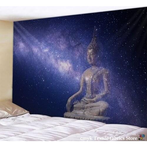 3DReligion Culture Hanging Wall Tapestry Buddha Wall Carpet Headboard Dorm Hippie Psychedelic Tapestry Tree Landscape Boho Decor
