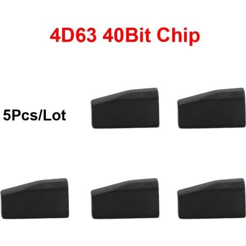 5Pcs/Lot 4D63 Chip 40 Bits Transponder Blank Ceramic Chip Car Key Chip for Ford For Mazda for Lincoln Remote Car Key