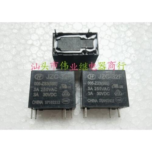 5pcs/lot JZC-32F 005-ZS3 (555) New Relay HF32F 005-ZS3