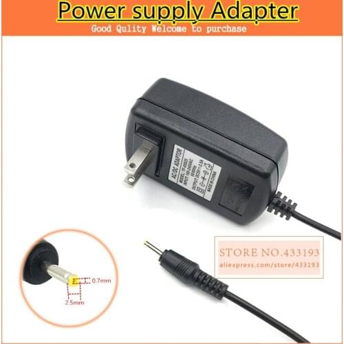 5V 2.5A DC Plug Power Supply Adapter For Tablet PC & Lighting 2 Pins Quality Assurance In Stock 74*28*64mm Black