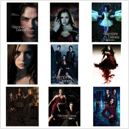 The Vampire Diaries 8 Elena 5d diy diamond painting new arrival 3D rhinestones pictures mosaic embroidery home decoration WG1270