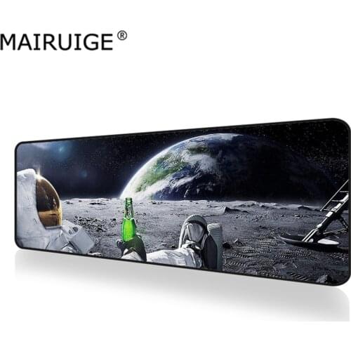 Astronaut Space Large Funny Gaming Mouse Pad Pc Mat for Computer Table MousePad Gamer Desk Mat 80x30cm/90x40cm for Bears Pc