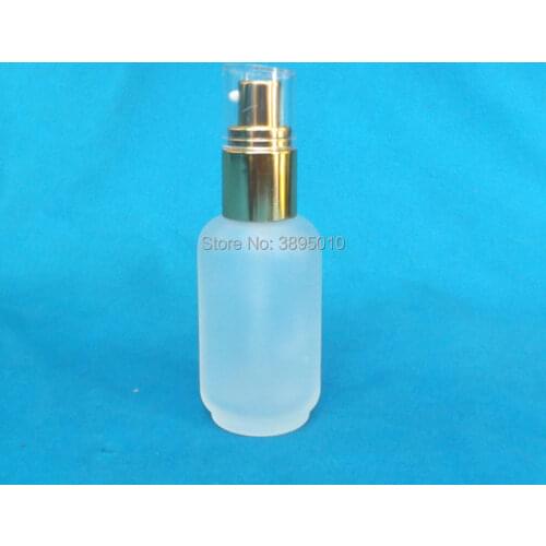 30ml Essential oil bottle glass bottle Water agent emulsion Golden extrusion pump Empty bottles F1136