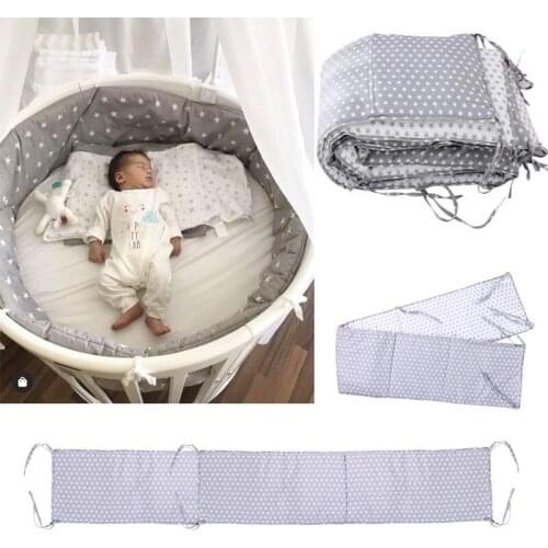 Baby Bed Bumper Anti-bump Newborn Crib Protector Pad Baby Bedside Bumper Infant Babies Bedding Cot Fence
