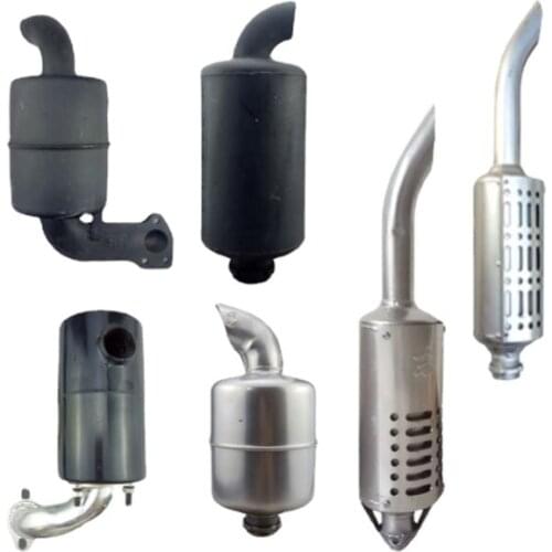 R175/R185/S1110 Muffler With Exhaust Pipe For Diesel Engine,Silencer For Generator