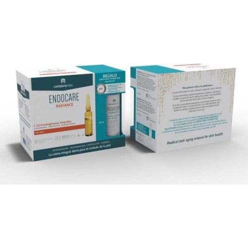 ENDOCARE RADIANCE PIEL SECA 30X2ML+ ENDOCARE AGUA MICELAR GRATIS 100 ML