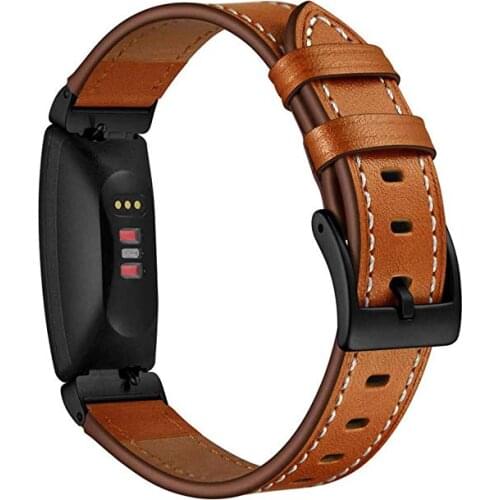 Genuine Leather Strap For Fitbit Inspire HR Band Straps Replacement Watchband Bracelet Fitbit Inspire HR Smart Watch Belt