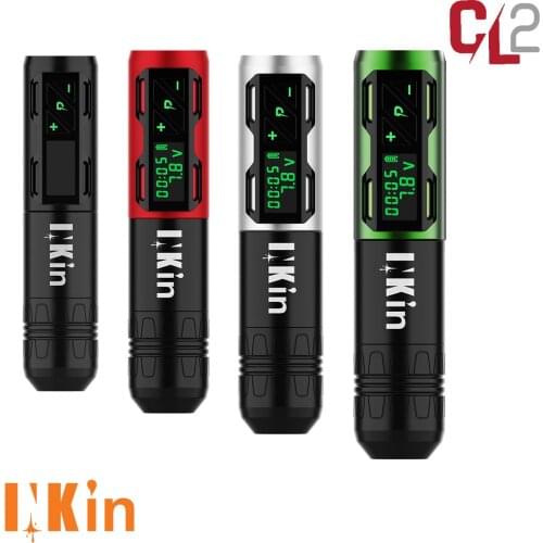 INKIN CL2 Wireless Battery Tattoo Pen Machine EZ Swiss Motor for Tattoo & Permanent Makeup Cartridge Supplies