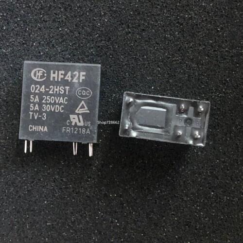 NEUE relais HF42F 024-2HST HF42F-024-2HST JZC-42F 024-2HS JZC-42F-024-2HS 24VDC DC24VC 24 V DIP6
