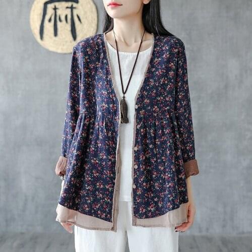 Chinese Style Clothing Women Clothes 2020 Cheongsam Top Chinese Traditional Shirt Blouse Cotton Hanfu Ladies Chinese Tops 10266