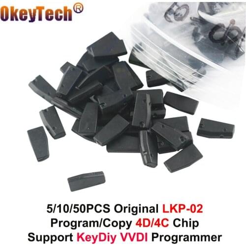 OkeyTech 5/10/50PCS Original Newest LKP02 LKP03 Chips Clone/Program 4C/4D/G Chip Via KD-X1/KD-X2/Tango/VVDI Programmer Copy ID46