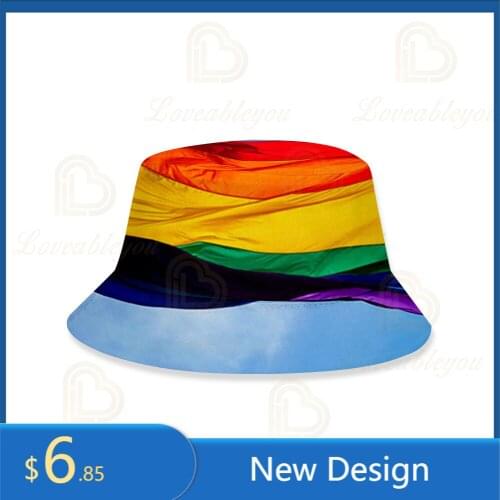 Men Women Fashion Reversible Bucket Hat Colorful Fashion Print Fisherman Hat Hip Hop
