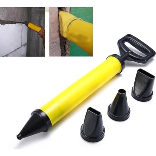 Stainless Steel Caulking Gun Pointing Brick Grouting Mortar Sprayer Applicator Tool for Cement lime 4 Nozzle High Quality