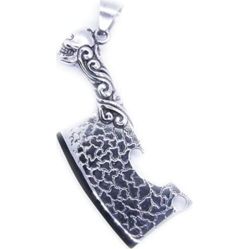 Rany&Roy Cool Design Knife Pendant 316L Stainless Steel Jewelry Biker Band Party Pendant