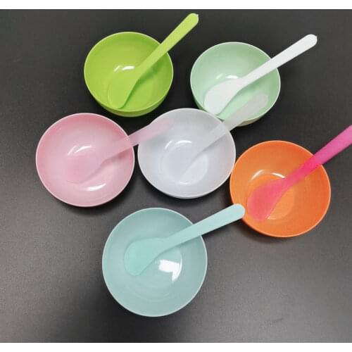 100pcs Silicone Face Mask Mixing Bowl & Spatula for Facial Mask, Mud Mask and Other Skincare Products