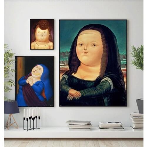 Modern Style Cartoon Version Famous Canvas Painting Posters Cute Wall Art Pictures For Living Room Bedroom Dining Room Decor