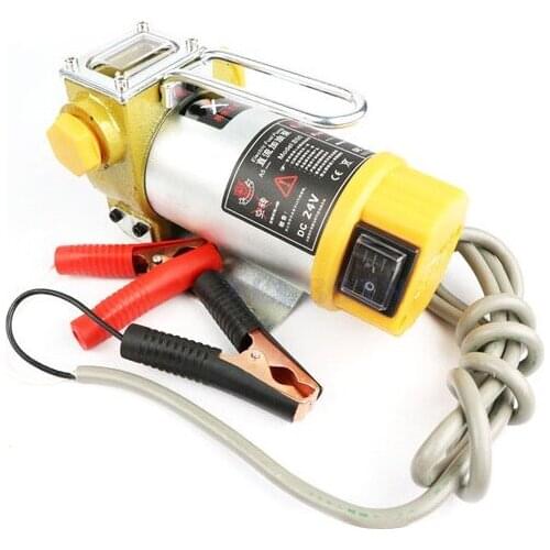 For Excavator universal electric pump small 12v24v self-priming diesel pump metering gun DC electric pum Excavator accessories