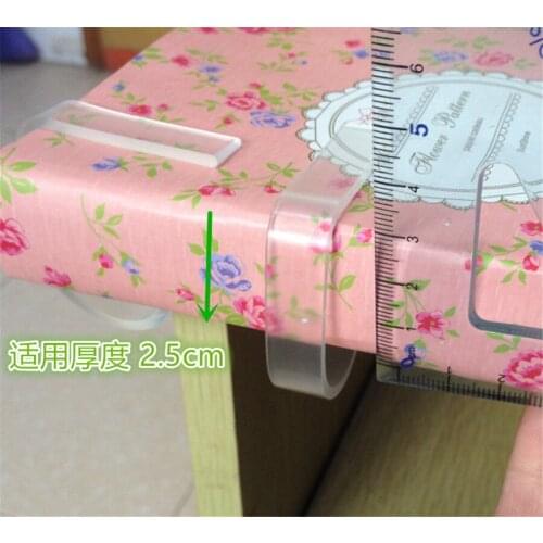 12Pcs/set Transparent Tablecloth Clip Tables Picnic Wedding Clips Supplies Clamps Cloth Picnic Holder Party Party Prom Useful