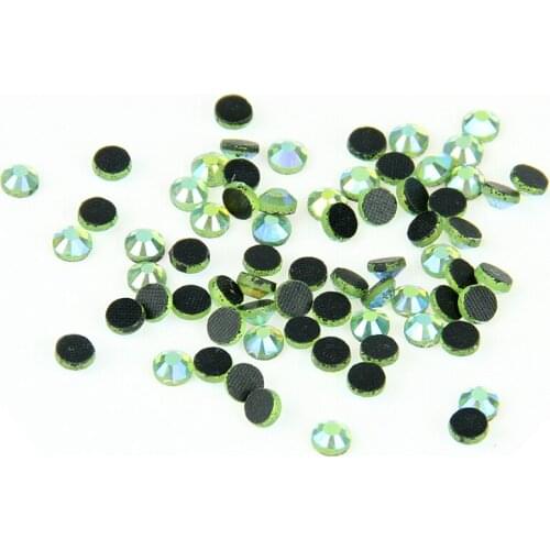 Free Shipping Peridot AB DMC Hotfix Rhinestones 100Gross ss20 (4.6-4.8mm) DIY Iron-on Garment Crystals For Clothes Decoration