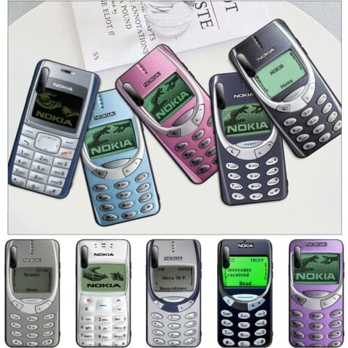 Wholesale Nokia Black Silicone Mobile Phone Cover Case For Huawei Y6 Y7 Y9 Prime 2019 Y9s Mate 10 20 40 Pro Lite Nova 5t